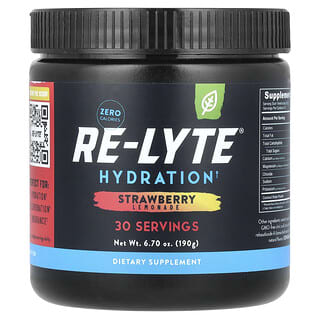 Re-Lyte Hidratación, Fresa Limonada 6.7 oz (190 g)