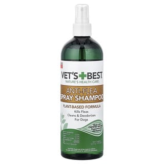 Anti-Flea Spray Shampoo, para Perros, 16 fl oz (470 ml)