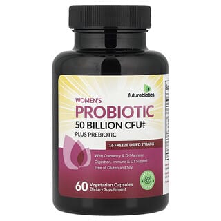 para Mujer Probiótico Plus Prebiótico 60 Cápsulas Vegetarianas