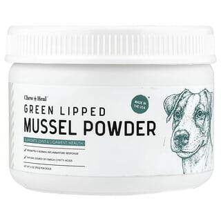 Green Lipped Mussel Powder, para Perros, 6 oz (170 g)