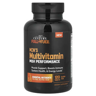Multivitamínico para Hombre, performance, Full Fuel 365, Max Performance. 120 tabs.