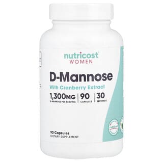 Mujer D-Mannose with Cranberry Extract, 90 caps