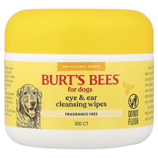 Eye and Ear Cleansing Toallitas, para Perros, Fragrance Free, 100 Pieza