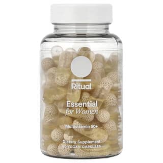 Multivitamínico para Mujer 50+, Essential, sabor Menta. 60 caps.