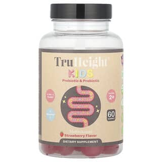 para Niños Prebiótico & Probiótico Gummies, para Niños 2+, Fresa 60 Gomitas