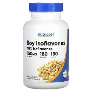 Isoflavonas de Soya, 150 mg, 180 caps