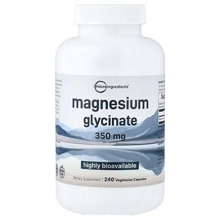 Micro Ingredients, Glicinato de Magnesio (175 mg). 240 caps