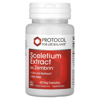 Sceletium Extract, 60 cápsulas vegetales