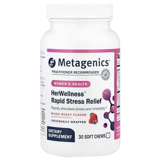 HerWellness Rapid Alivio del Estrés, Mixed Berry, 30 soft chews