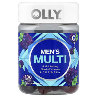 Multivitamínico para Hombre, sabor Blackberry Blitz. 130 gomitas.