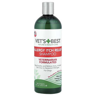 Alergias Itch Relief Shampoo, para Perros, 16 fl oz (470 ml)
