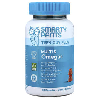 Teen Guy Plus Multivitamínico y Omegas, Pineapple Naranja, 60 gomitas