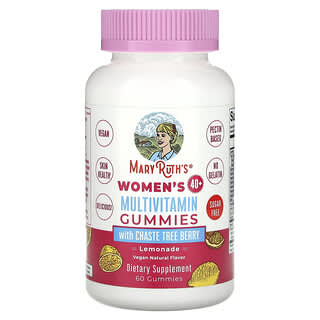 Multivitamínico para Mujer 40+, sabor Limonada, Chaste Tree Berry. 60 gomitas.
