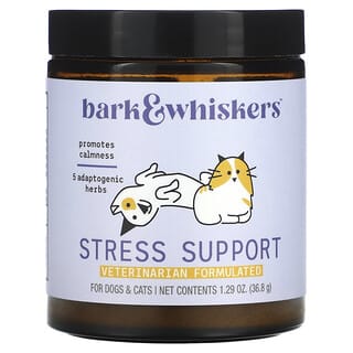 Bark & Whiskers, Stress Support, para Perros y Gatos, 1.29 oz (36.8 g )