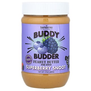 Buddy Budder, Mantequilla de Cacahuate, para Perros, Superberry Snoot, 17 oz (480 g)
