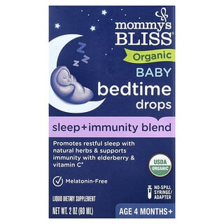Orgánico Bebé Bedtime Gotas, Age 4+ Meses, 2 oz (60 ml)