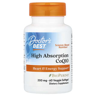 High Absorption CoQ10, 60 Veggie softgel