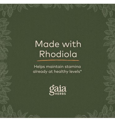 Gaia Herbs, Rhodiola Rosea, Soporte para equilibrio emocional. 60 y 120 Vcaps