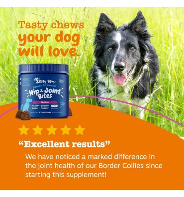 Senior Advanced Mobility Joint. Supplemento con Glucosamina, Chondroitina y MSM, Vitamina C y E, sabor Pollo.90 chews
