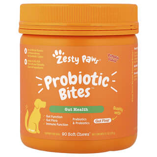 Probiótico Bites™, para Perros, All Ages, Calabaza, 90 Soft Chews, 11.1 oz (315 g)