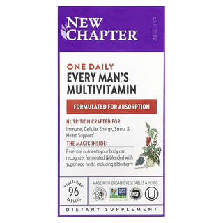 Multivitamínico para Hombre, Every Man's, 1 al día. 96 V-tabs.