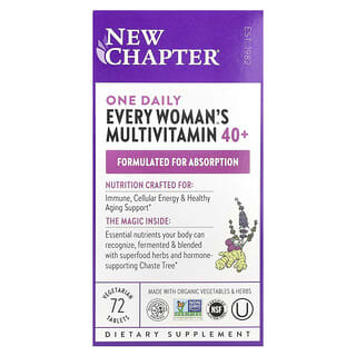 Multivitamínico para Mujer 40+, Every Woman's, 1 al día. 72 tabs.