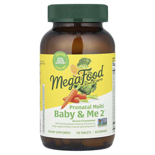 Baby & Me 2, Prenatal Multivitamínico, 120 tabs