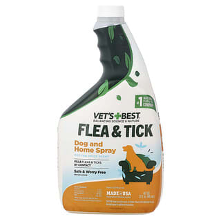 Flea & Tick, Dog and Home Spray, Cotton Spice, 32 fl oz (945 ml)