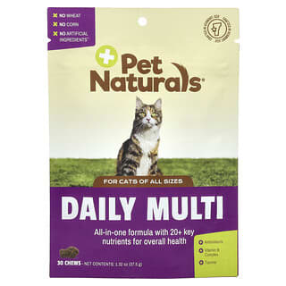 Daily Multi, para Gatos, All Sizes, 30 Chews, 1.32 oz (37.5 g)