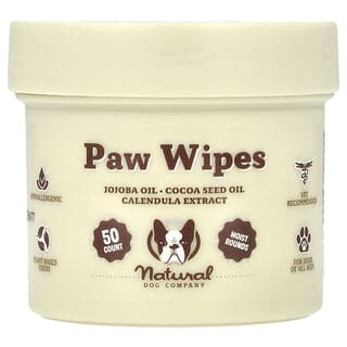 Paw Toallitas, para Perros, Todas las Edades, 50 Pieza