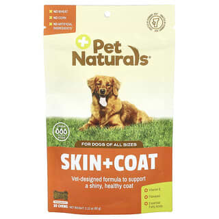 Skin + Coat, para Perros, All Sizes, 30 Chews, 2.12 oz (60 g)