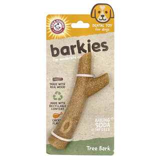 Barkies For Moderate Chewers, Dental Toy para Perros, Tree Bark, Pollo, 1 Toy
