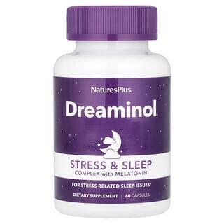 Dreaminol, Estrés y Sueño Complex with Melatonin, 60 cápsulas
