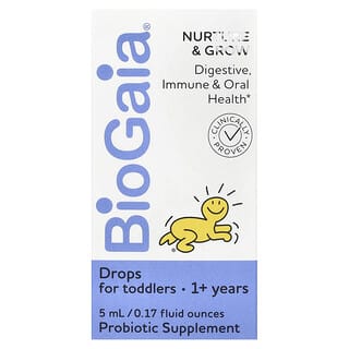 Nurture y Grow Gotas, 1+ Años, 200 Million cfu, 0.17 fl oz (5 ml)