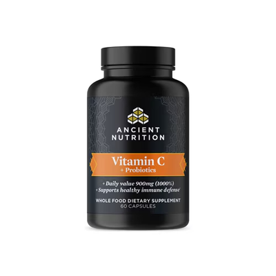 Vitamina C y Probióticos. 60 caps