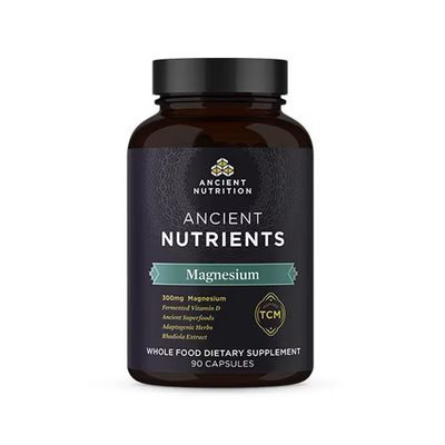 Ancient Nutrition, Magnesio y Superfoods 300 mg. 90 Caps