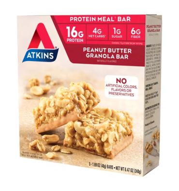 Peanut Butter Granola Bar Meal Peanut Butter. 5 barras
