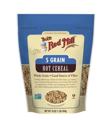 Cereal de 5 Granos Enteros. 454 gr.