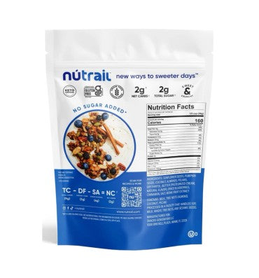 Cereal de Granola Blueberry Cinnamon, sin azúcar 1 gr Carbo. 681 gr.
