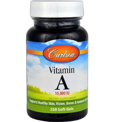 Carlson Vitamina A, 10000 IU. 250 softgels.