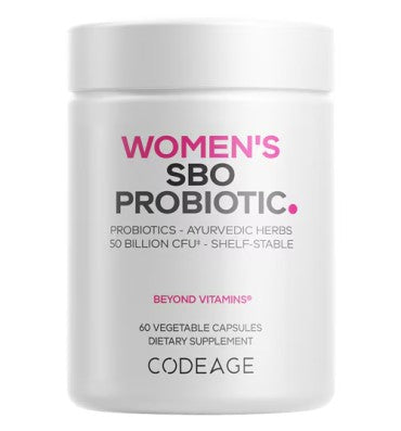 Probióticos y Prebióticos para Mujer 50 Billion CFU, veganos. 60 Vcaps