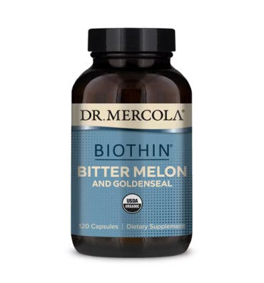 Melón Amargo (Bitter Melon) Biothin Organic Bitter Melon and Goldenseal. 120 Caps