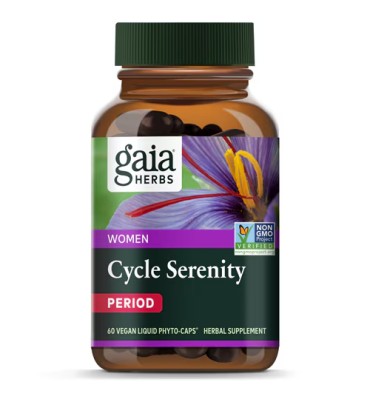 Gaia Herbs, Period Cycle Serenity Mood. 60 VCaps