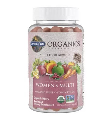 Multivitamínico Raw para Mujer sabor Berries. 120 Gomitas