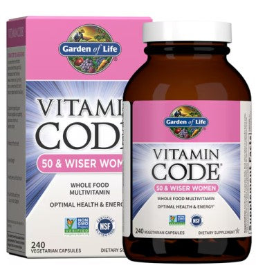 Multivitamínico RAW para Mujeres +50. 2 opc