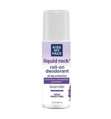 Desodorante Roll On Liquid Rock, libre de Aluminio.