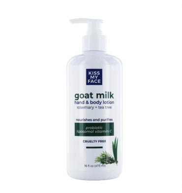 Crema Hidratante para Manos y Cuerpo con Leche de Cabra y Tee Tree