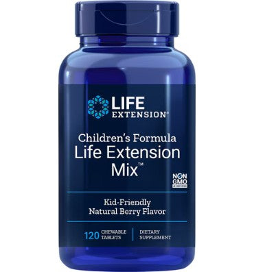 Multivitamínico para Niños +4 Formula Mix™ sabor berries naturales. 120 tabs masticables