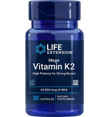 Mega Vitamina K2 (45000 mcg) de MK4. 30 Caps