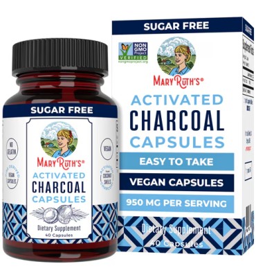 Carbón Activado Vegano. 40 caps
